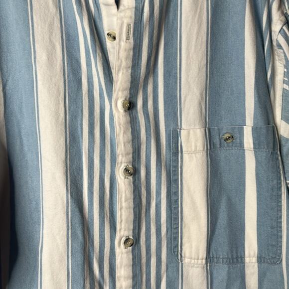 Bankshot striped button up shirt medium - Picture 2 of 7